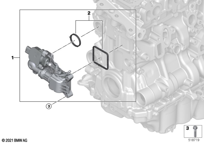 Engine cooling system - switching flap