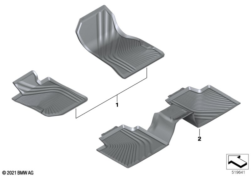 Floor mat, Allweather