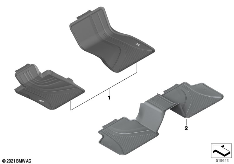 Floor mat, Allweather