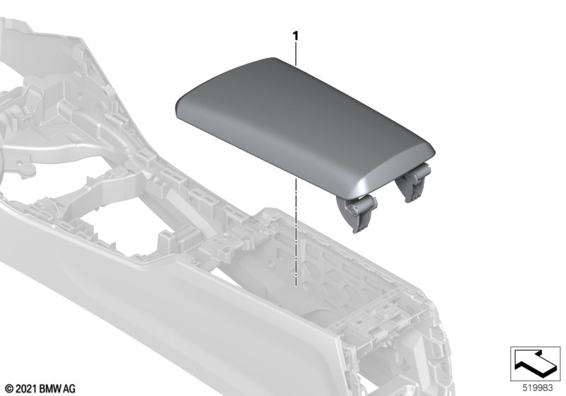 Accoudoir Individual console centrale