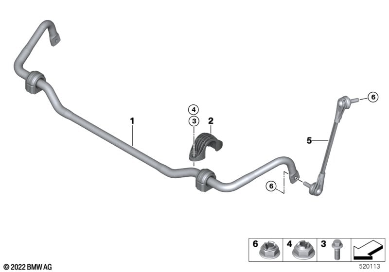 Stabilizer, front