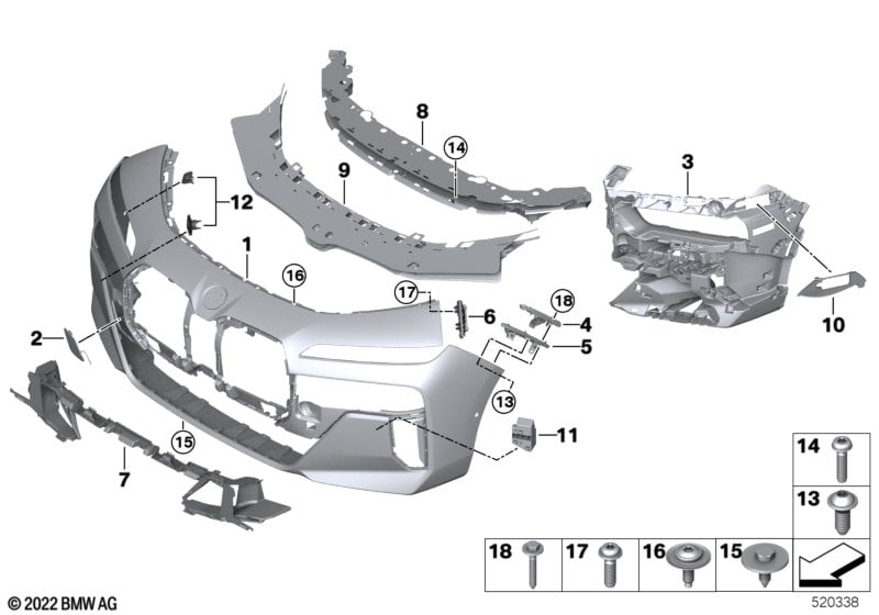 M Trim, front