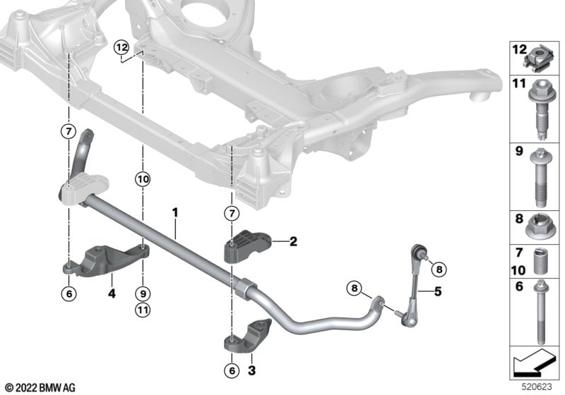 Stabilizer, front