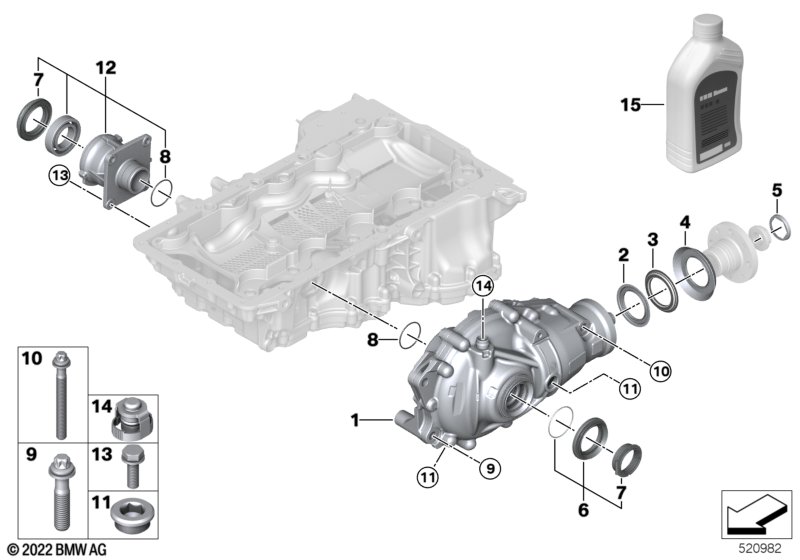 Front differential 170AL