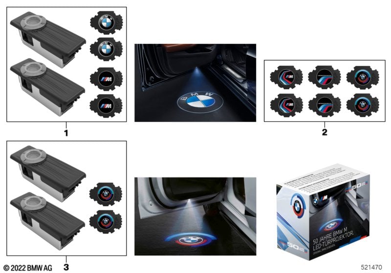 LED projektor do drzwi