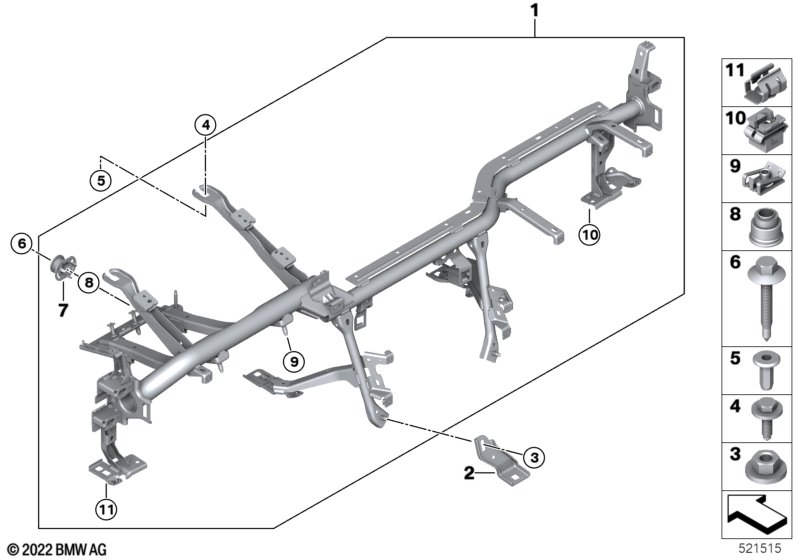 Carrier instrument panel