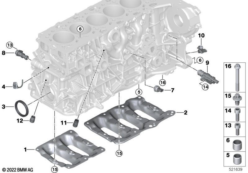 Engine Block Mounting Parts