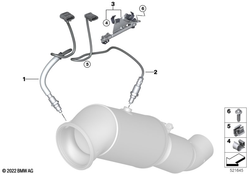 Lambda Probe Fixings