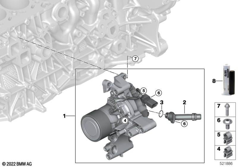 Cooling system-coolant pump