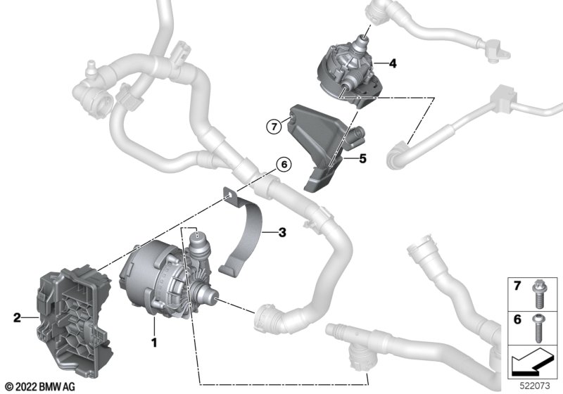 Electric coolant pump