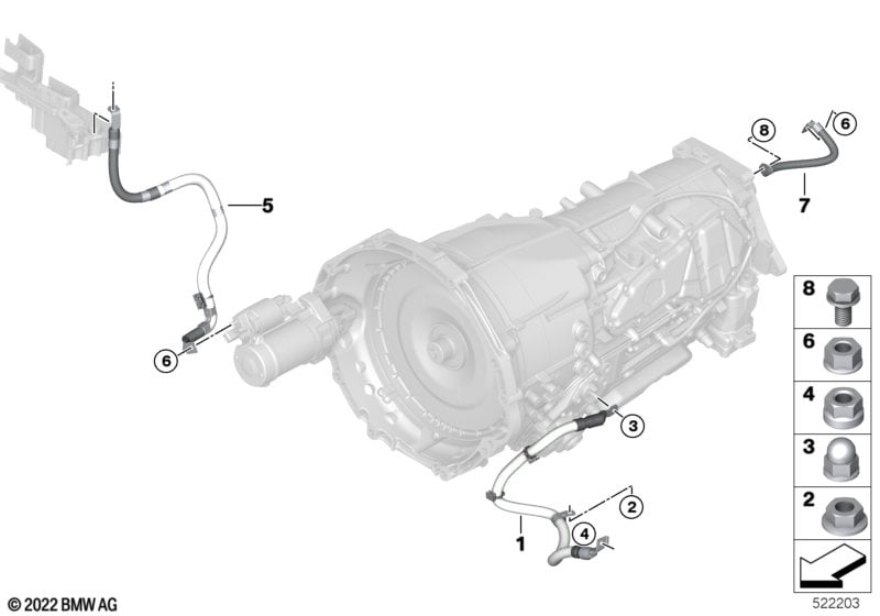 Battery cable/starter cable