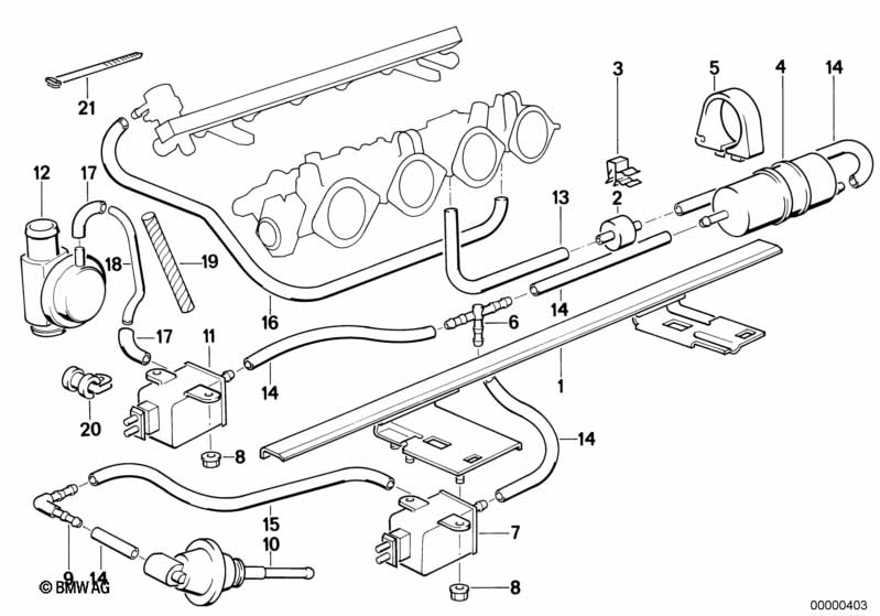 Genuine BMW 12511312856 E34 Holder (Inc. M5 3.6) | ML Performance UK Car Parts