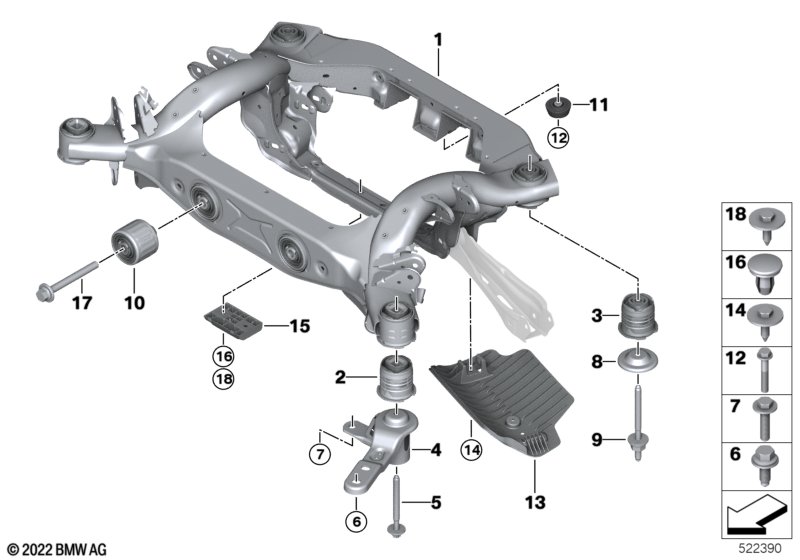 Rear axle carrier