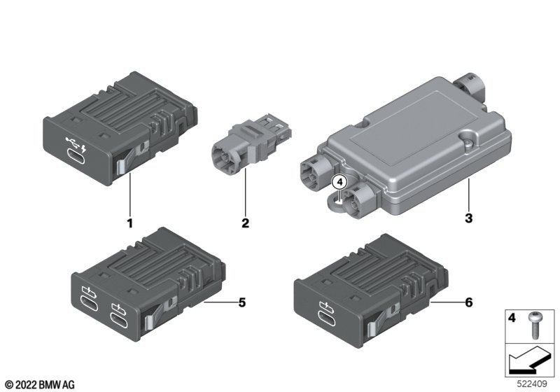 USB separate components
