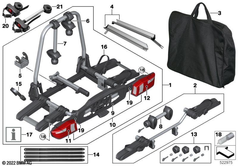 Rear bicycle carrier 'Pro 2.0'