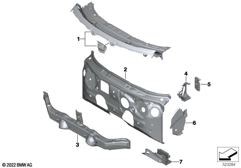 Splash wall parts