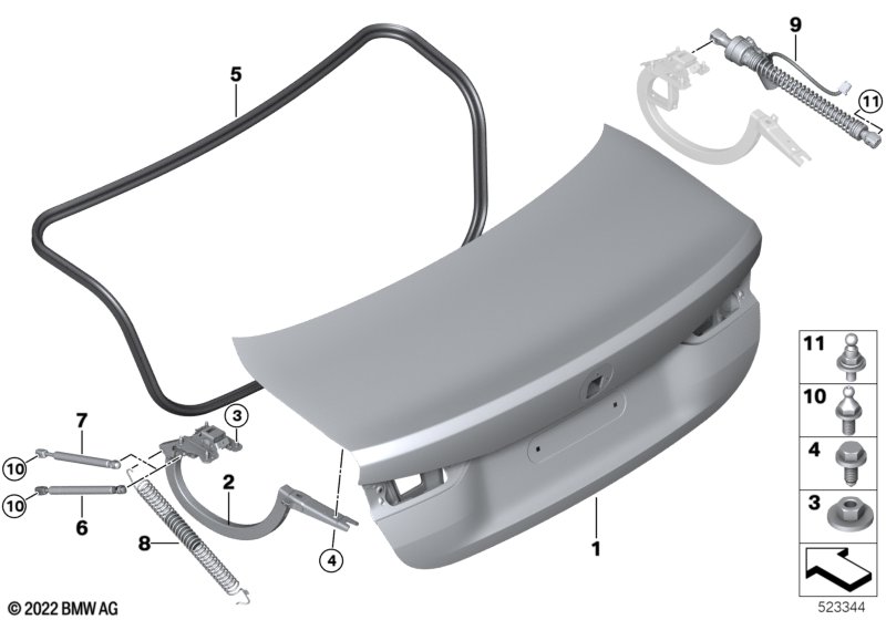 Trunk lid