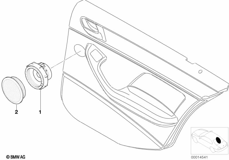 parts Harman Kardon hifi, rear door