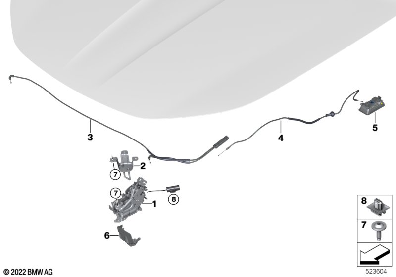 Hood locking system