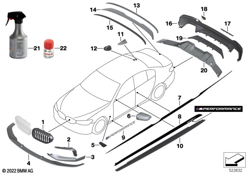 M Performance accessori aerodinamica
