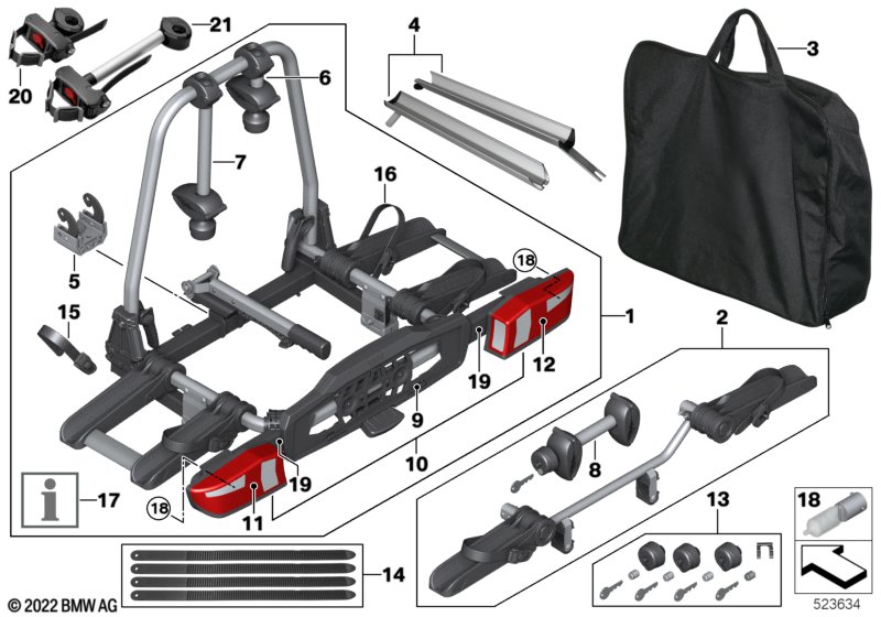Rear bicycle carrier 'Pro 2.0'