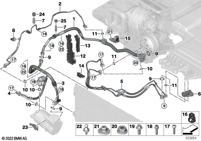 Coolant lines