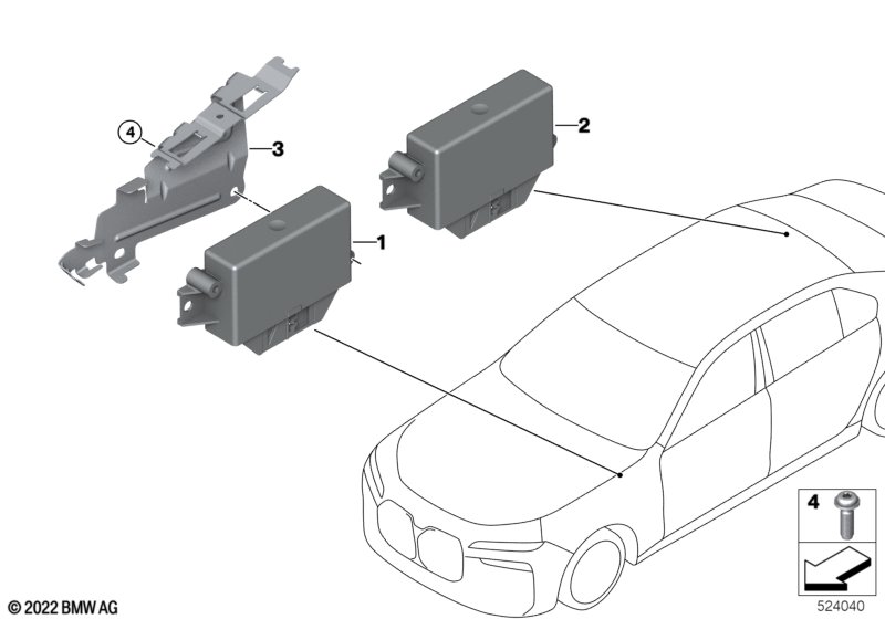 Control unit ultrasonic sensor