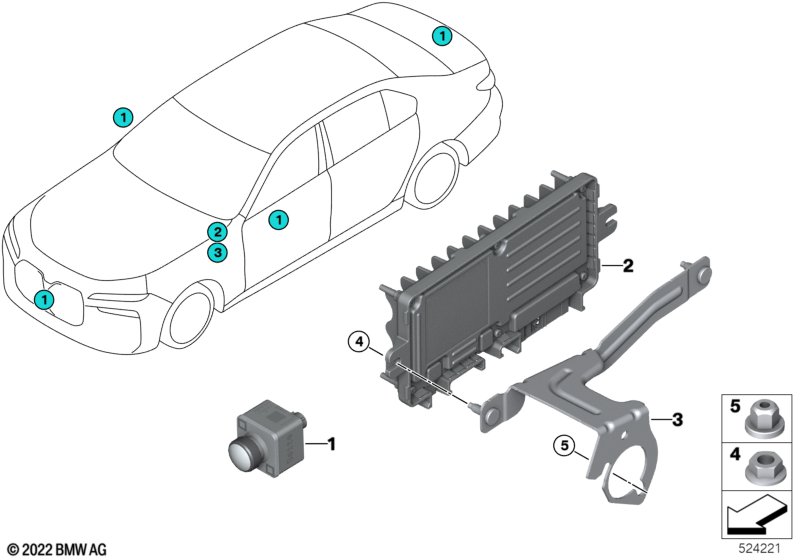 Caméra Ultrasonic Automated Parking