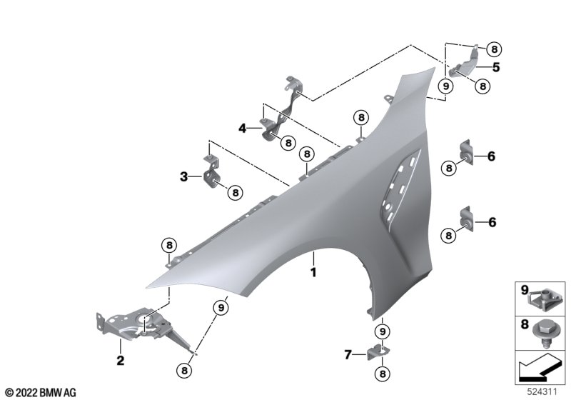 Front side panel