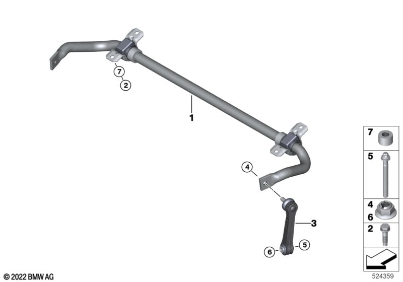 Stabilizer, rear