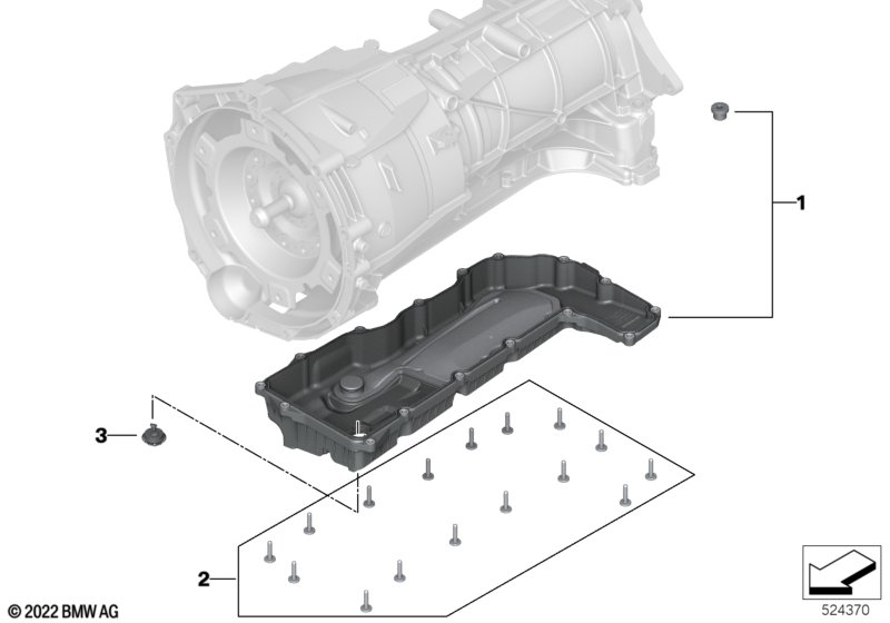 Oil pan GA8HP60-MH-XMH
