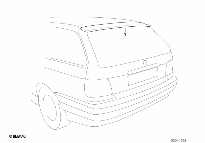 Roof spoiler