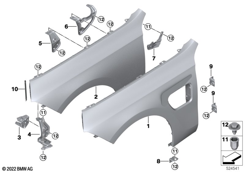 Front side panel