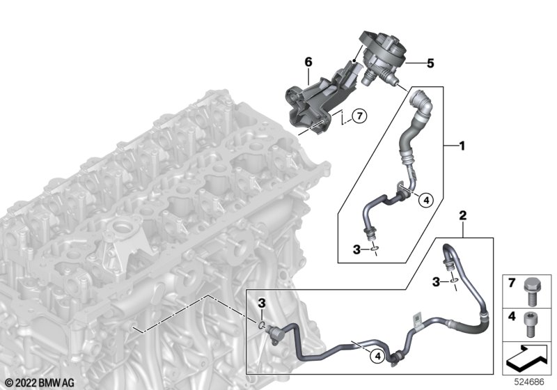 Engine cooling system exhaust turbo.