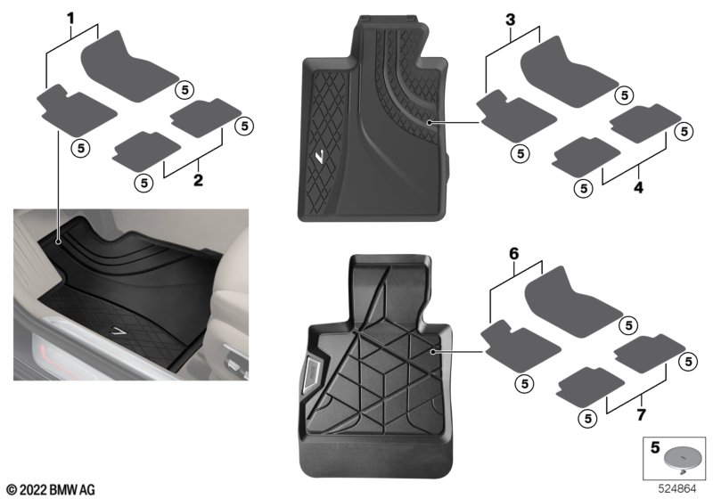 Floor mats, all-weather