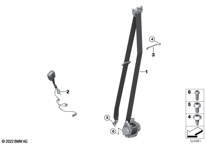 Safety belt front