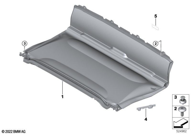 Folding top compartment