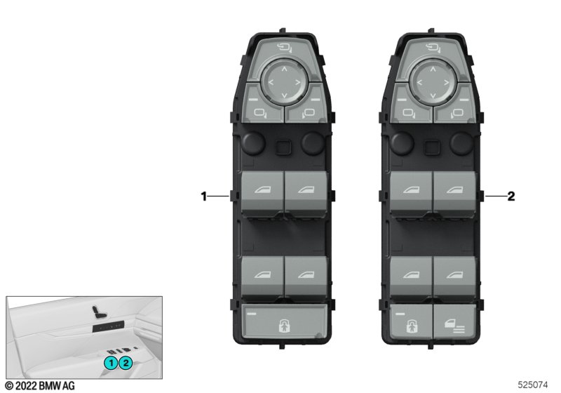 Control unit switch block driver