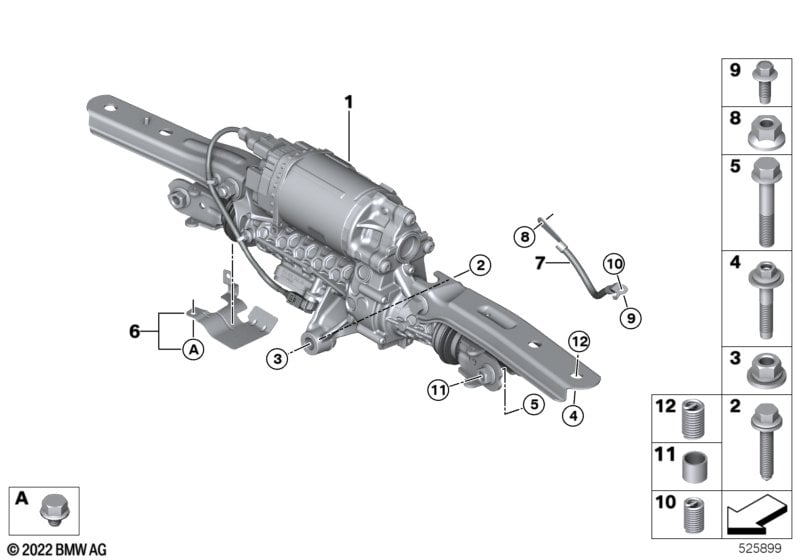 Actuator for HSR/mounting parts/ECU