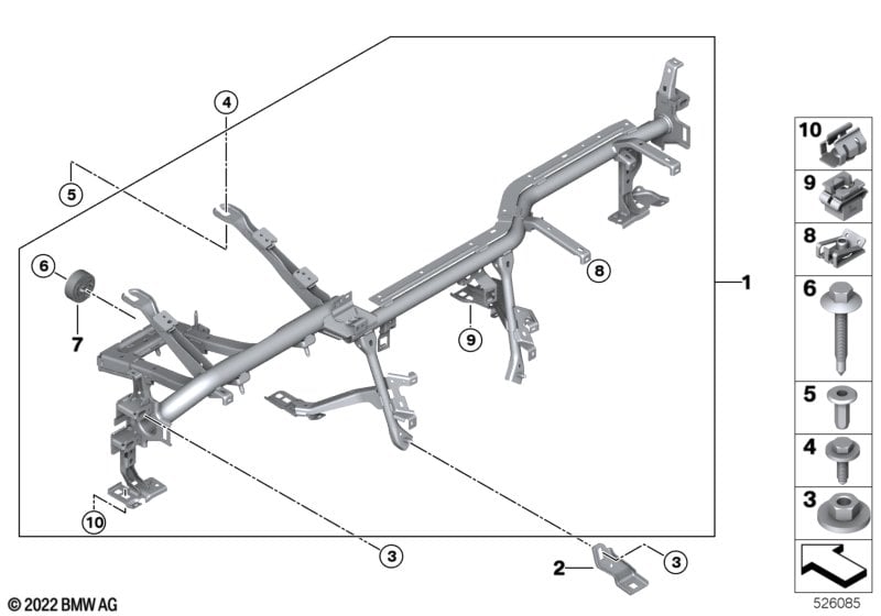 Carrier instrument panel
