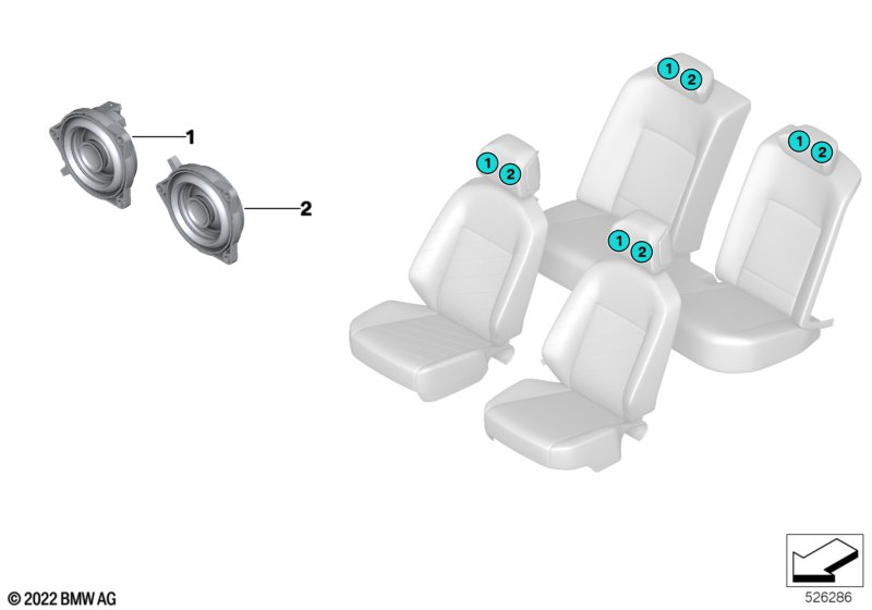 Speaker head restraints
