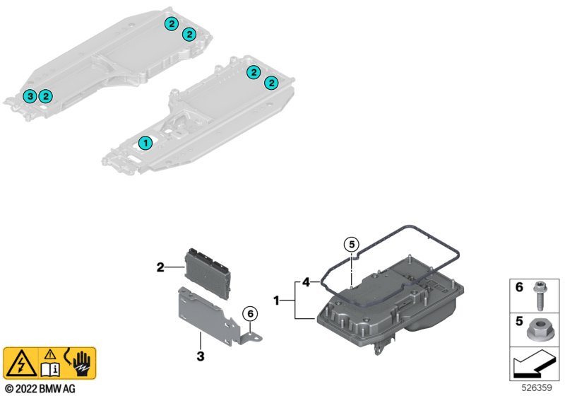 High-voltage battery control units