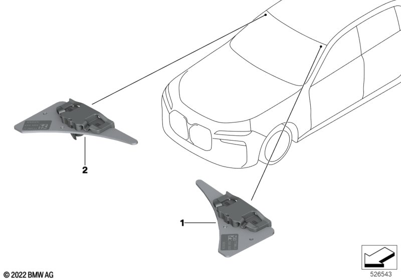 Windshield antenna