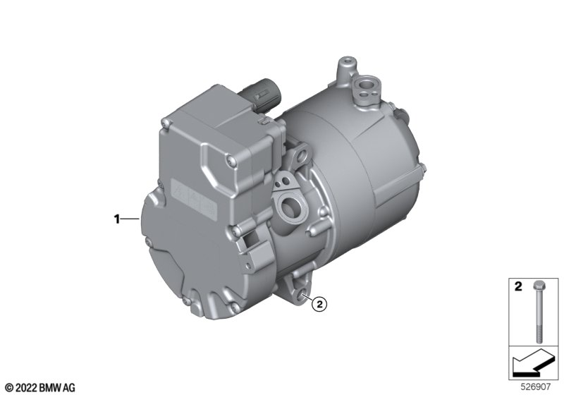 Electric a/c compressor