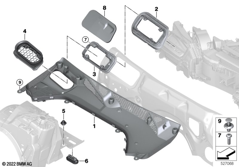 Various grommets / seals