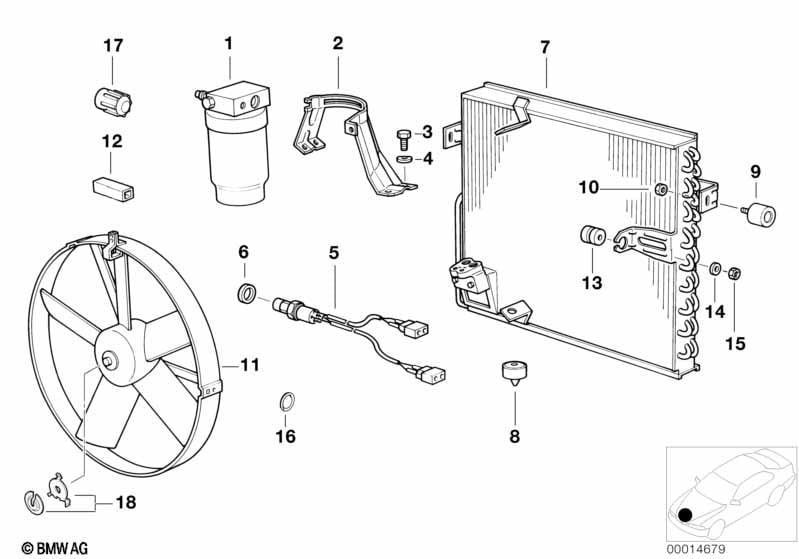 Condenser/fan/drying container