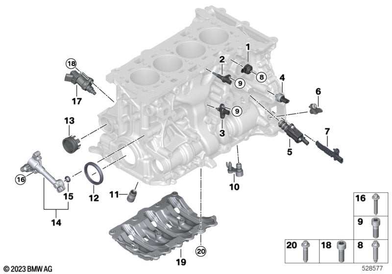 Engine Block Mounting Parts