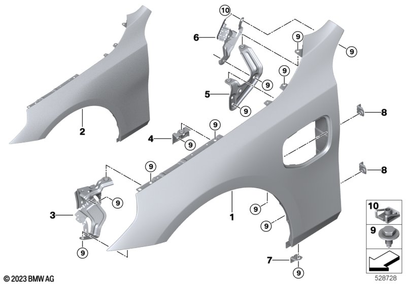 Front side panel
