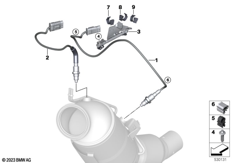 Lambda Probe Fixings