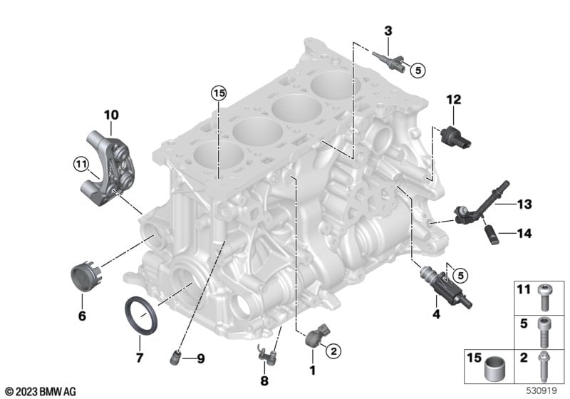 Engine Block Mounting Parts